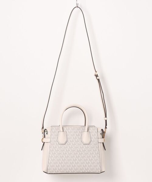 ★美品★ MICHAEL KORS 2WAY キャンバス×レザー ハンドバック MICHAEL MICHAEL KORS マイケルマイケルコース 2WAY ハンドバッグ