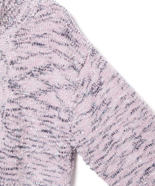 「ADAM ET ROPE'」 ニットカーディガン FREE ライトグレー レディース_画像5