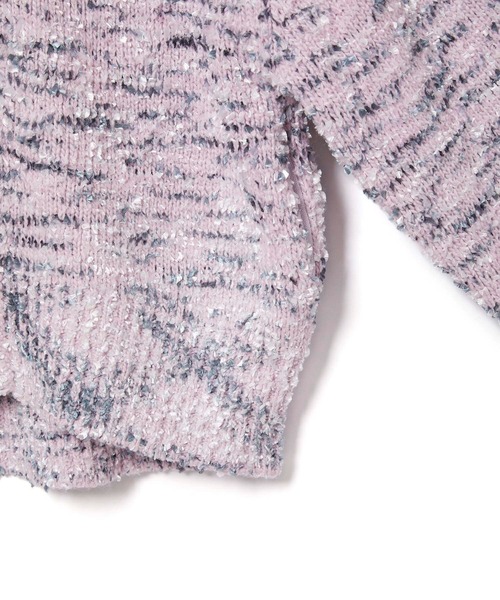 「ADAM ET ROPE'」 ニットカーディガン FREE ライトグレー レディース_画像7