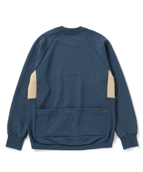 「narifuri」 スウェットカットソー LARGE ブラック メンズ_画像2