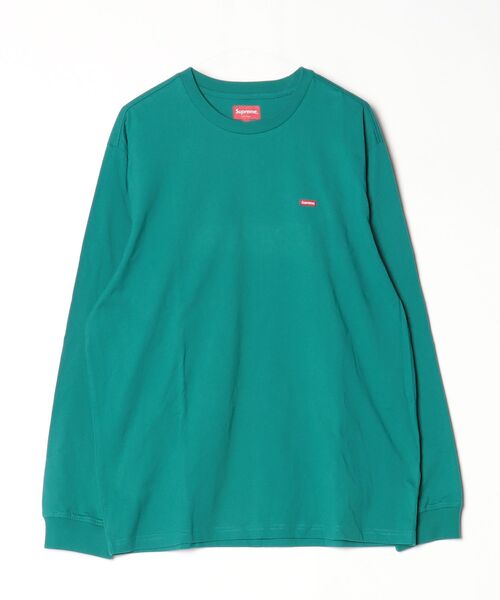 Supreme（シュプリーム） ワンポイント長袖Tシャツ L グリーン メンズ