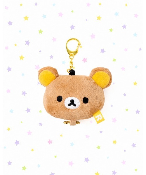 シューガバンニーリールマスコット nini toys キーホルダー 「nini toys」「リラックマ」ぬいぐるみリール