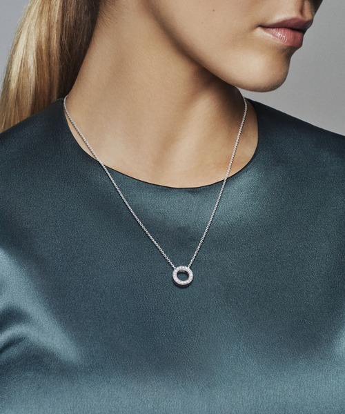 「Pandora」 ネックレス 45cm シルバー レディース_画像2