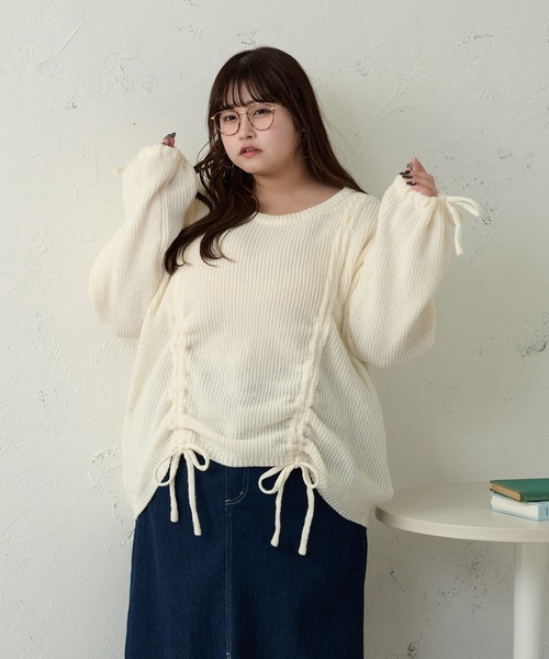 「Louiosy」 長袖ニット X-LARGE グリーン レディース_画像3
