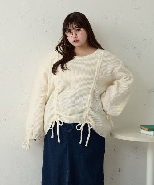 「Louiosy」 長袖ニット X-LARGE グリーン レディース_画像4