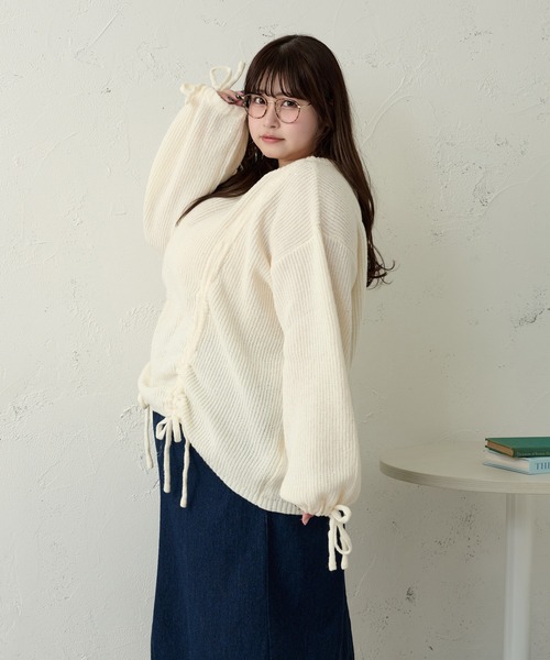 「Louiosy」 長袖ニット X-LARGE グリーン レディース_画像7