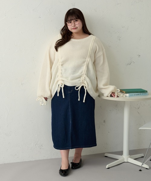 「Louiosy」 長袖ニット X-LARGE グリーン レディース_画像9