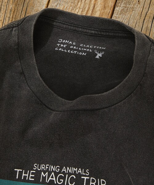 「Jonas Claesson」 半袖Tシャツ MEDIUM イエロー メンズ_画像3