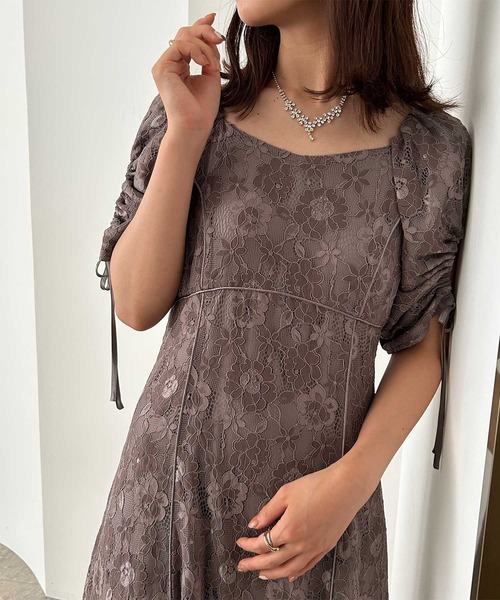 「Dorry Doll」 半袖ワンピース MEDIUM ピンク レディース_画像5
