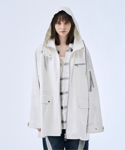 PHILTHEORY パーカー Back graphic military parka / バック