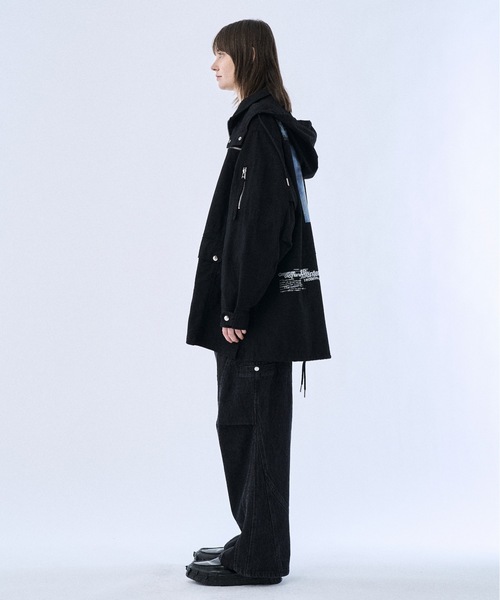 PHILTHEORY パーカー Back graphic military parka / バック