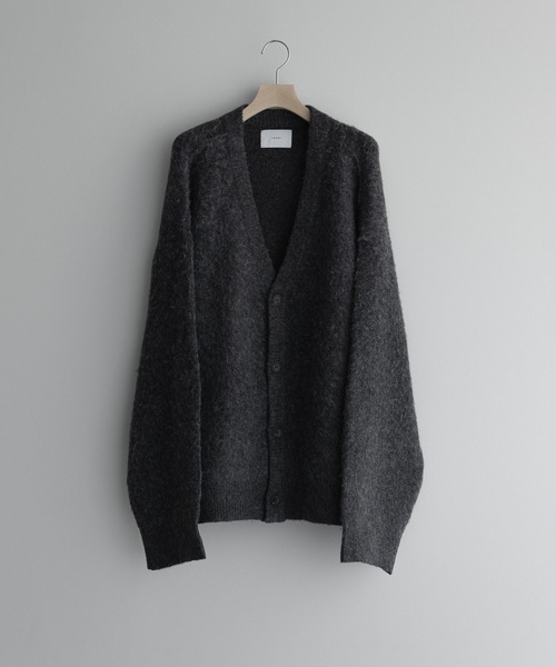 「remer」 ニットカーディガン LARGE モカ メンズ_画像4