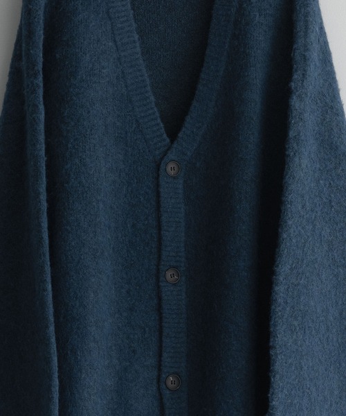 「remer」 ニットカーディガン LARGE モカ メンズ_画像7