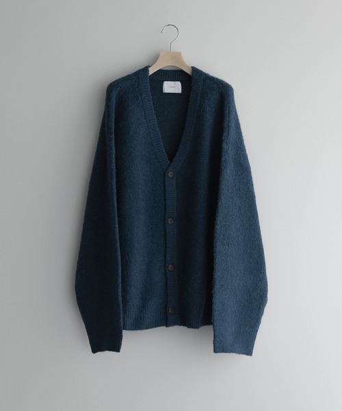 「remer」 ニットカーディガン LARGE モカ メンズ_画像8