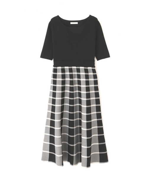 「PROPORTION BODY DRESSING」 半袖ワンピース SMALL ブラック レディース_画像2