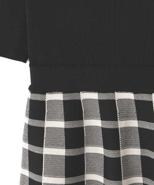 「PROPORTION BODY DRESSING」 半袖ワンピース SMALL ブラック レディース_画像6