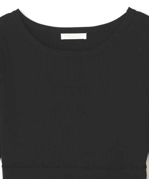 「PROPORTION BODY DRESSING」 半袖ワンピース SMALL ブラック レディース_画像8