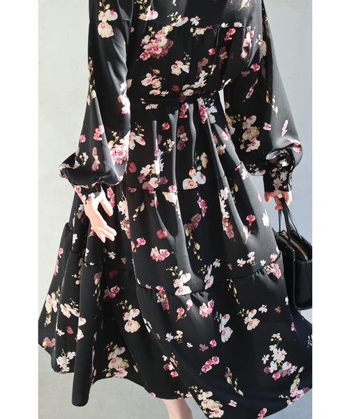 「CAWAII」 長袖ワンピース FREE ブラック レディース_画像2