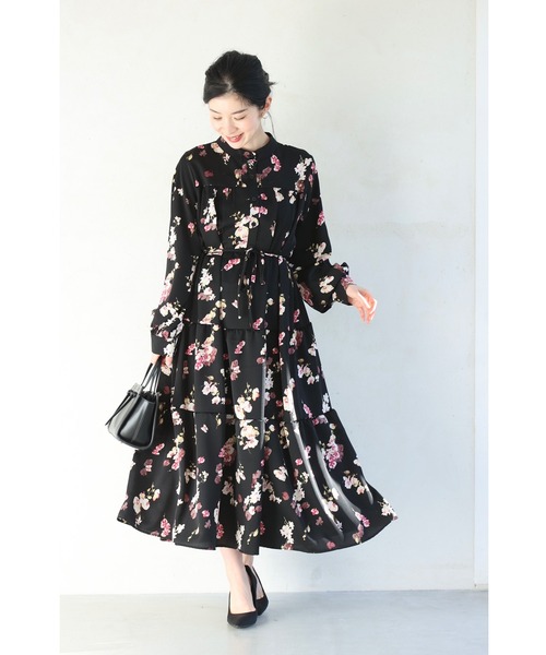 「CAWAII」 長袖ワンピース FREE ブラック レディース_画像4