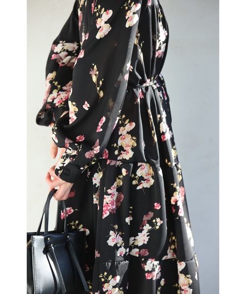 「CAWAII」 長袖ワンピース FREE ブラック レディース_画像5