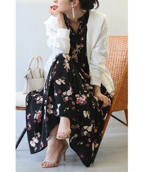 「CAWAII」 長袖ワンピース FREE ブラック レディース_画像9