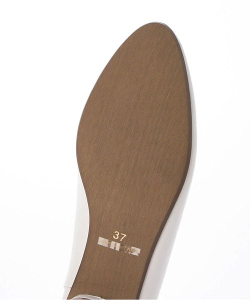 「enchanted」 フラットパンプス 39 シルバー レディース_画像5