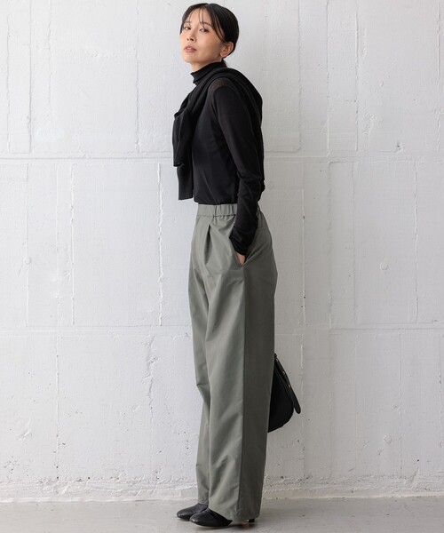 「23区」 パンツ 40 ベージュ レディース_画像5