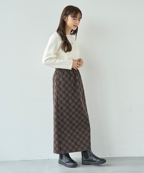 「mil」 長袖カットソー X-SMALL オフホワイト レディース_画像2