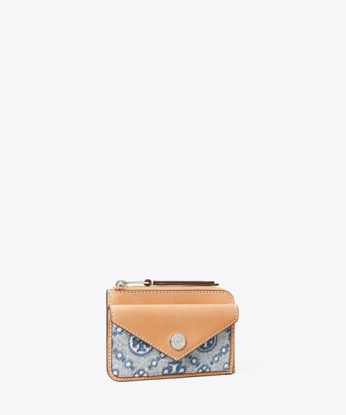 TORY BURCH（トリーバーチ） カードケース Tモノグラム デニム