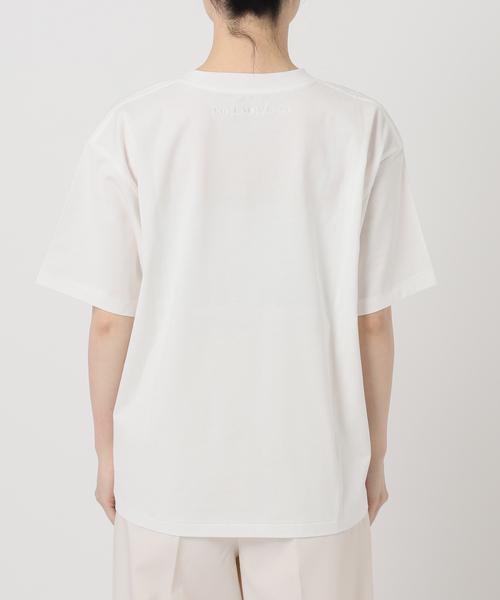 NOBLE（ノーブル） tシャツ 半袖 フラワーフォトプリントT レディース