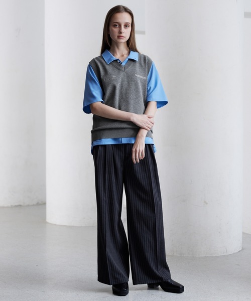 ベスト+ジレ COMPACT KNIT VEST WITH SHIRT 477A7068.jpg?v=1731387596