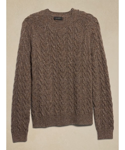 「BANANA REPUBLIC FACTORY STORE」 長袖ニット L グレー メンズ_画像4