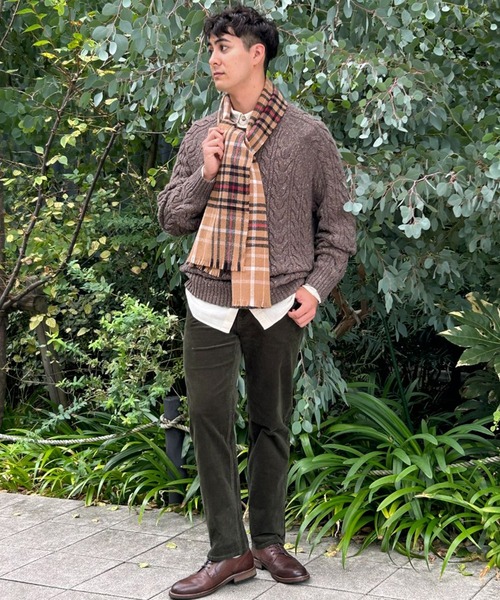 「BANANA REPUBLIC FACTORY STORE」 長袖ニット L グレー メンズ_画像8