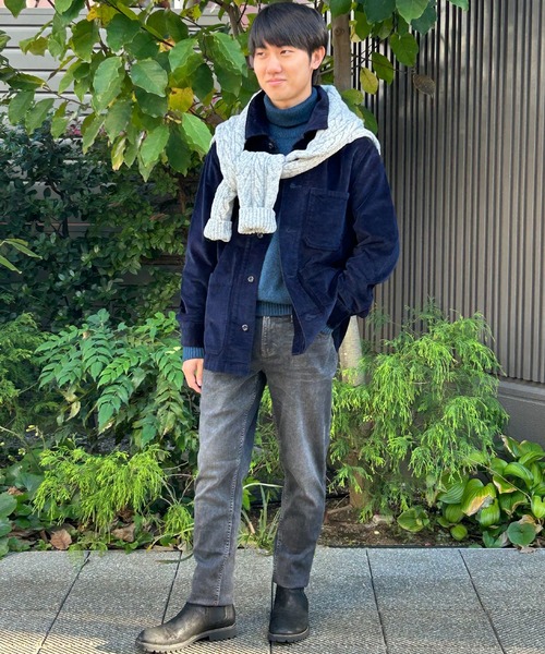 「BANANA REPUBLIC FACTORY STORE」 長袖ニット L グレー メンズ_画像9
