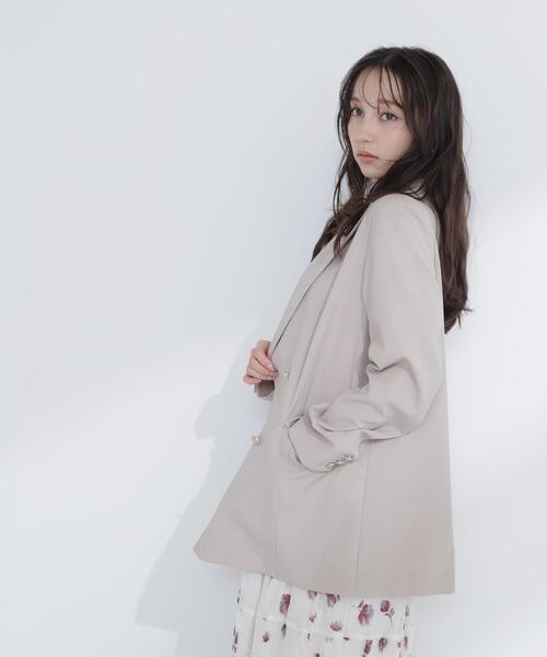 ワンピース ぼかしフラワープリントワンピースの画像