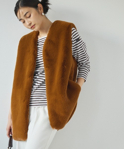 BABYLONE（バビロン） ベスト フリー グレー系その他 レディース