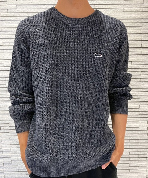 LACOSTE（ラコステ） 長袖ニット 3 ネイビー メンズ : ZOZOTOWN Yahoo 