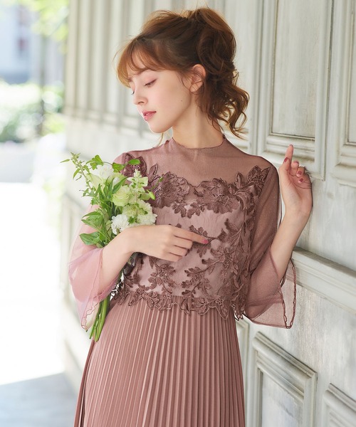 「GIRL」 7分袖ワンピース M イエロー レディース_画像4