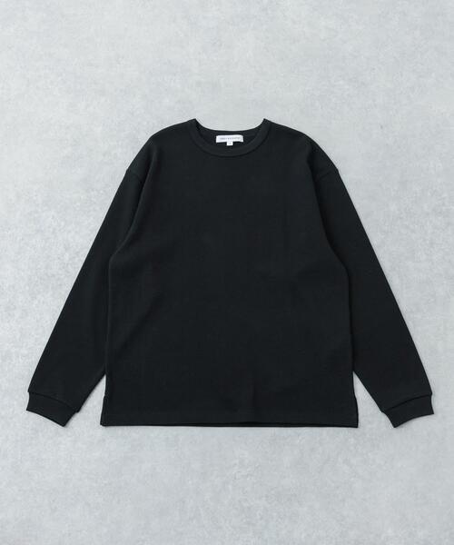 【JUUN.J】ティカラワッフルニット ロングスリーブ - ブラック URBAN RESEARCH（アーバンリサーチ） tシャツ 「UR TECH」度詰め