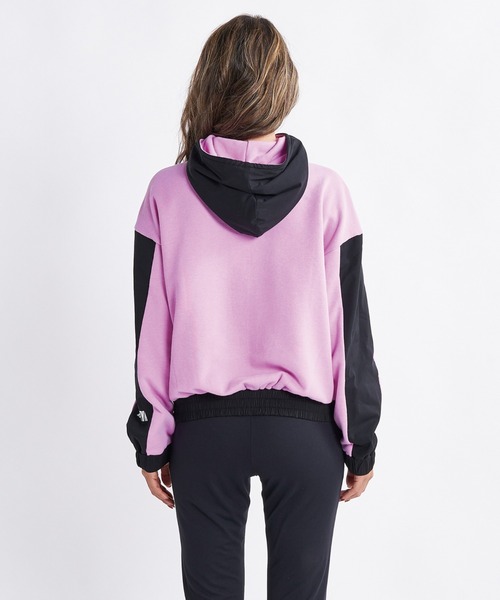 「ROXY」 プルオーバーパーカー LARGE ブラック レディース_画像3