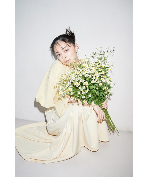 「FURFUR」 半袖ワンピース 00 イエロー レディース_画像3