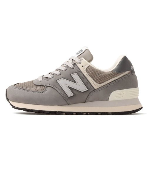 「New Balance」 ローカットスニーカー 22cm グレー レディース_画像2