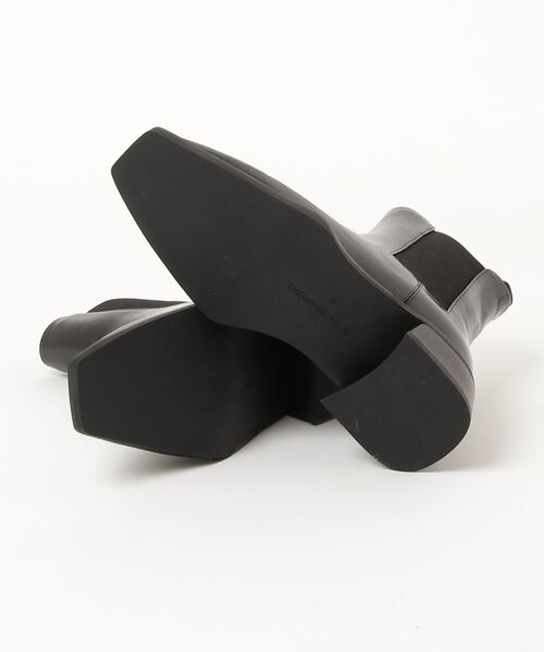 「SY UNITED ARROWS」 ショートブーツ 24cm ブラック レディース_画像3