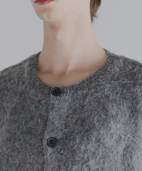 「SOCCE」 ニットカーディガン M ブラック メンズ_画像6