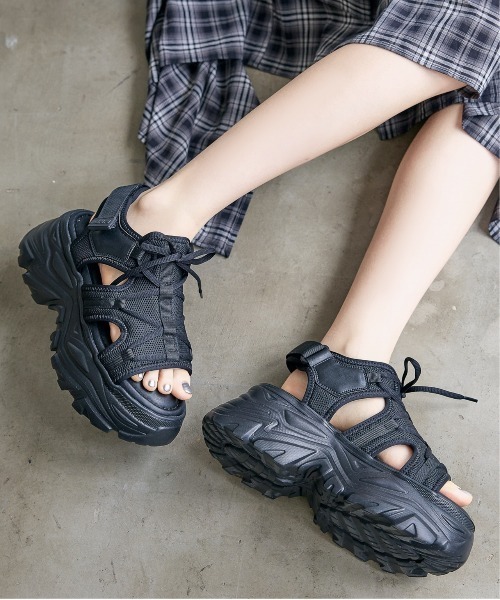 サンダル アツゾコネオスピサンダル キッズ 子供 女の子の画像