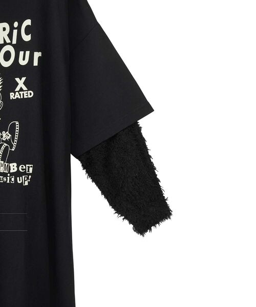 「HYSTERIC GLAMOUR」 ドッキングワンピース FREE ブラック レディースの画像