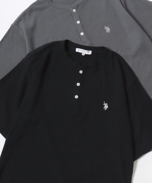 U.S. POLO ASSN.（ユーエスポロアッスン） ヘンリーネック tシャツ