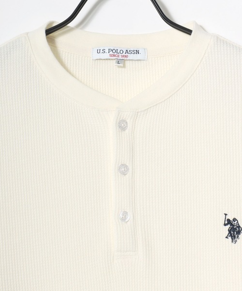 U.S. POLO ASSN.（ユーエスポロアッスン） ヘンリーネック tシャツ