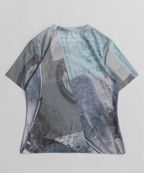 MAISON SPECIAL（メゾンスペシャル） tシャツ 半袖 Mesh Print Compact