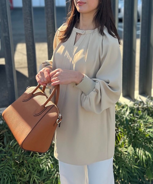 「Emma Taylor」 長袖ブラウス FREE ベージュ レディース_画像6